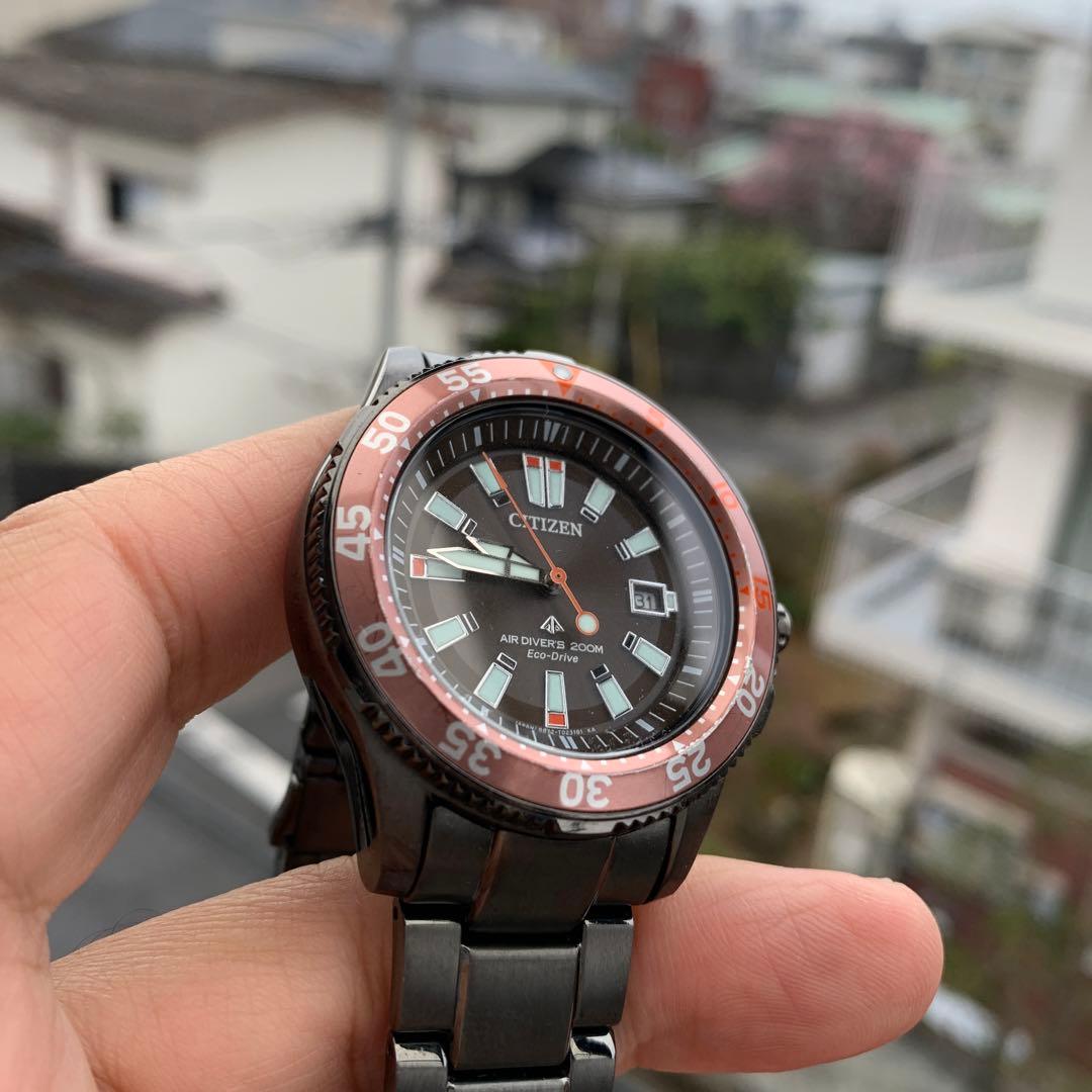 CITIZEN プロマスターソーラー ダイバーズウォッチ希少レッド