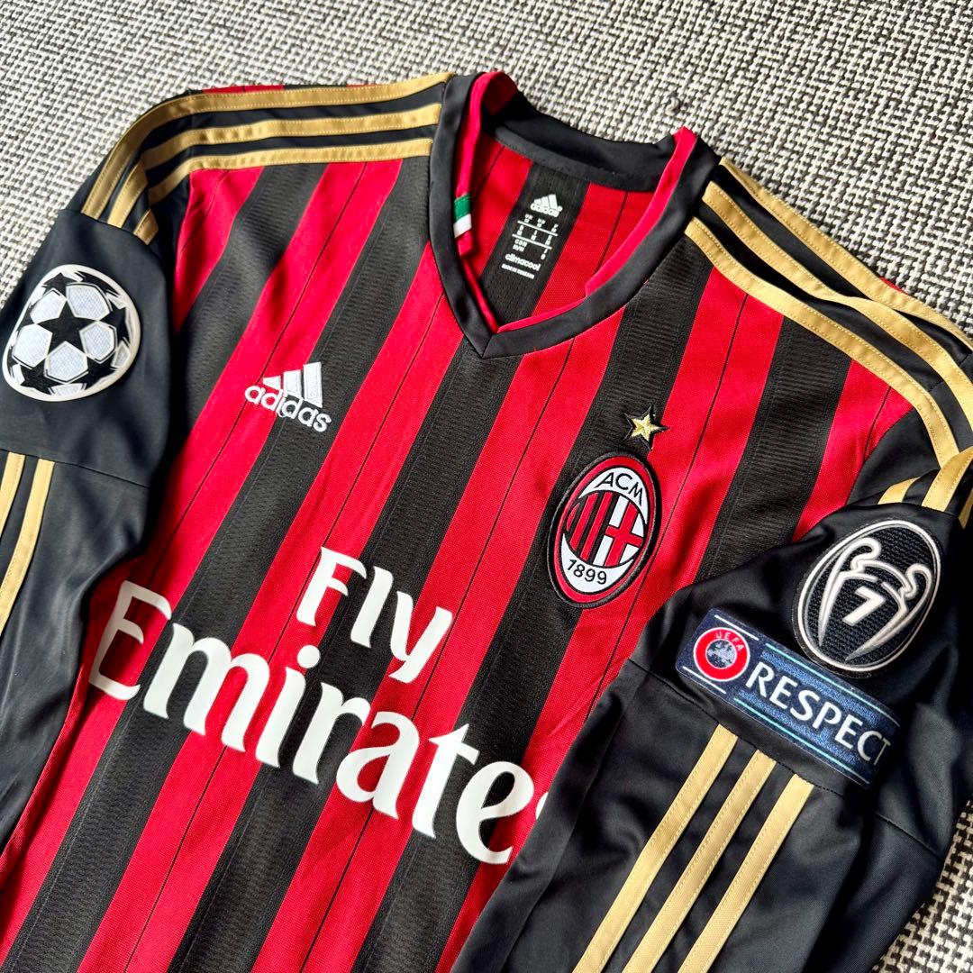 長袖×フルパッチ仕様】マリオ・バロテッリ ＃45 ACミラン 13／14
