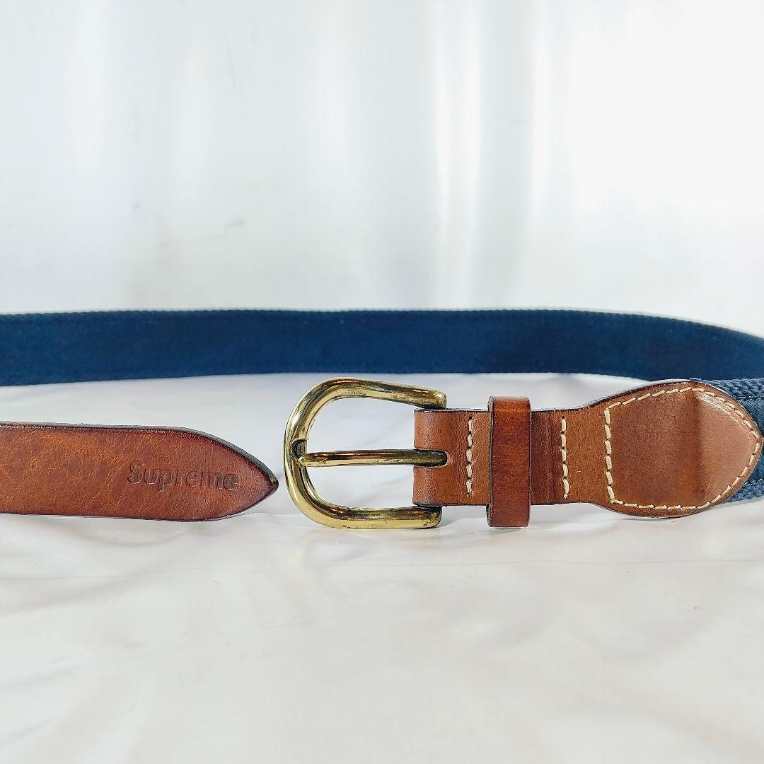 美品】Supreme イタリア製正規品 Flies Belt 高級ドレスベルト