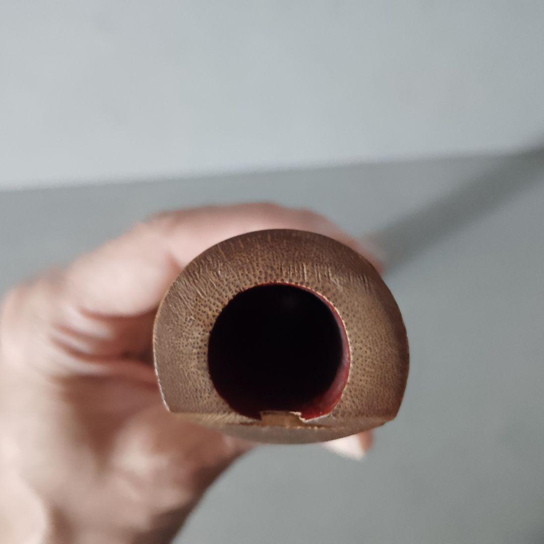 無銘　尺八　竹製中継無　一尺六寸官　48.5cm