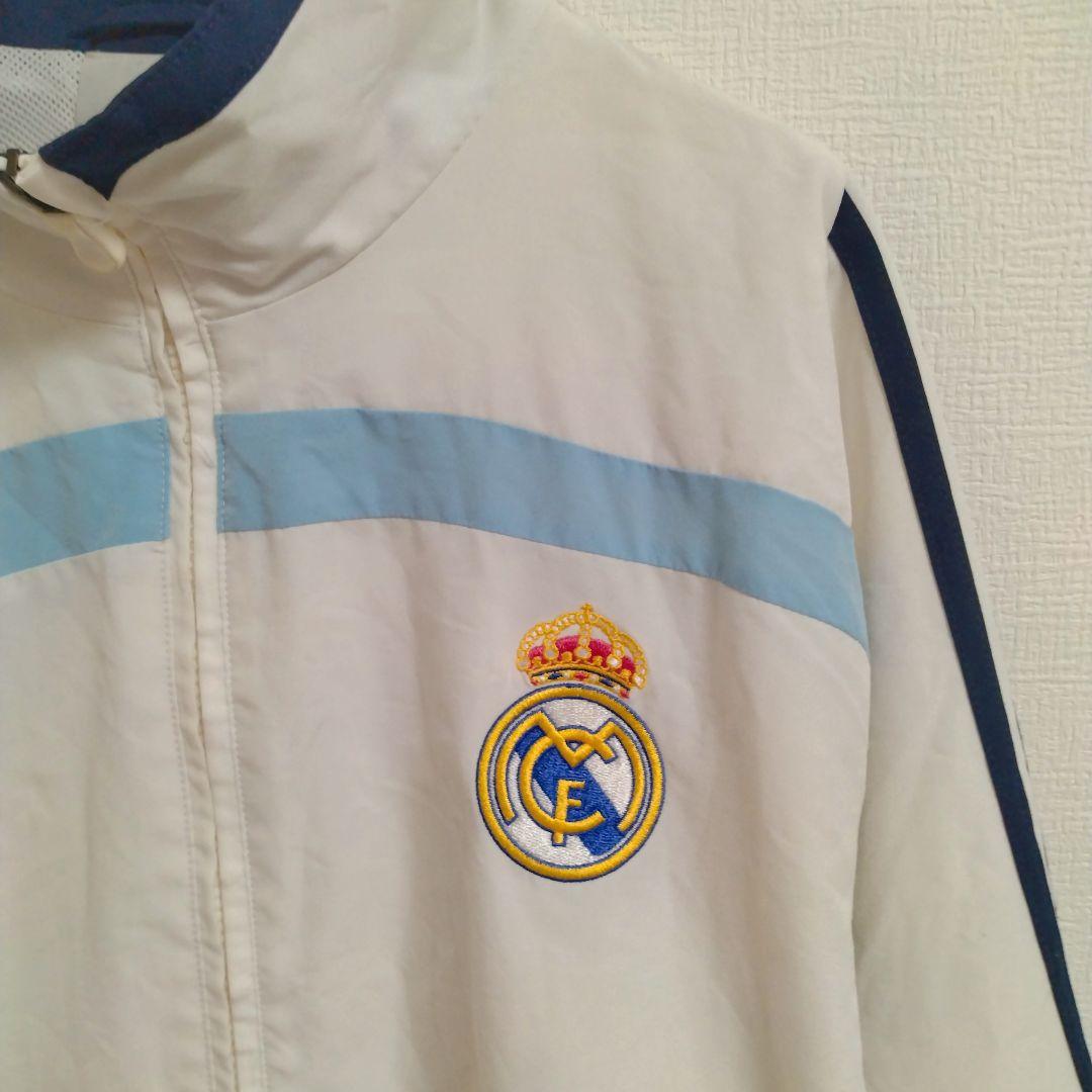 adidasレアル・マドリードFC00s刺繍ロゴウインドブレーカー上下