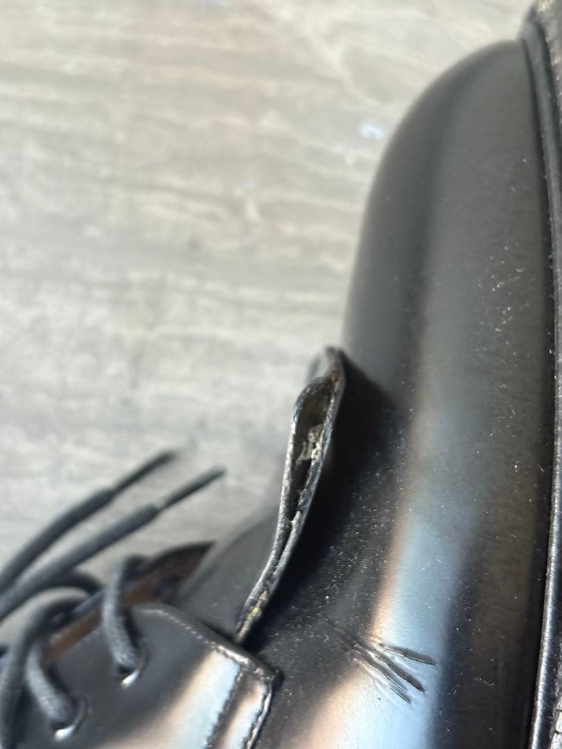 本人期】DRIES VAN NOTEN 厚底 レザーシューズ 40 黒 青山店 - メルカリ