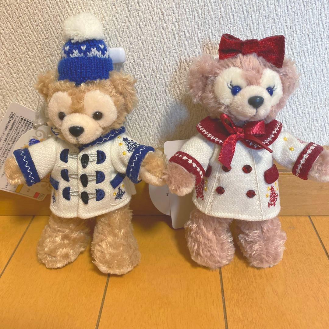 ディズニークリスマス2018 ダッフィー シェリーメイ ぬいぐるみバッチ