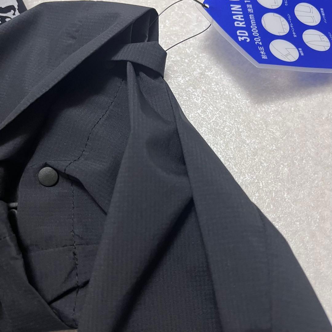 新品タグ付】オークリー 高機能レインジャケット Dermizax 黒 L OAKLEY