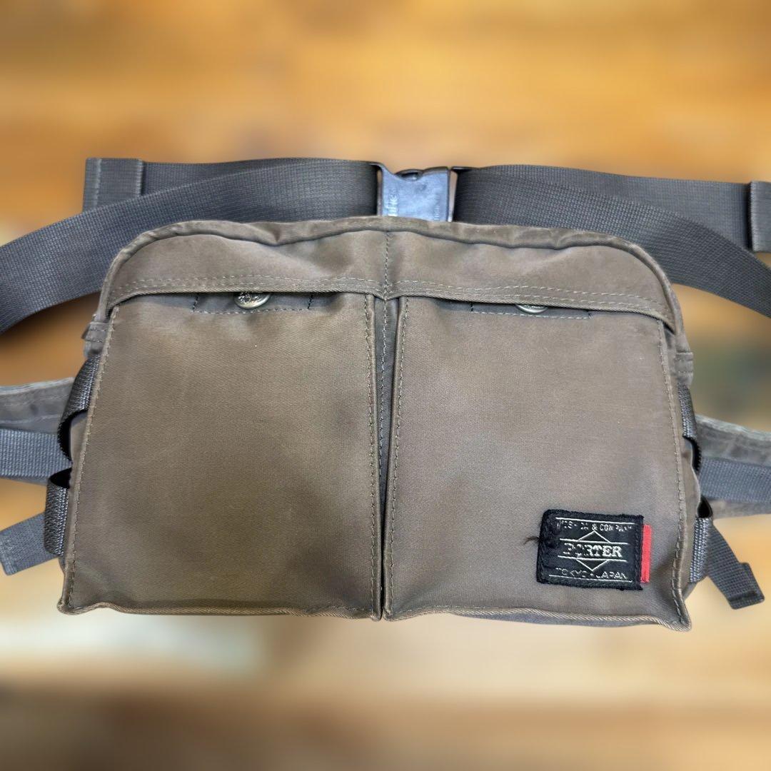 ポーター リーバイス PORTER Levi´s ボディバッグ ブラウン タンカ