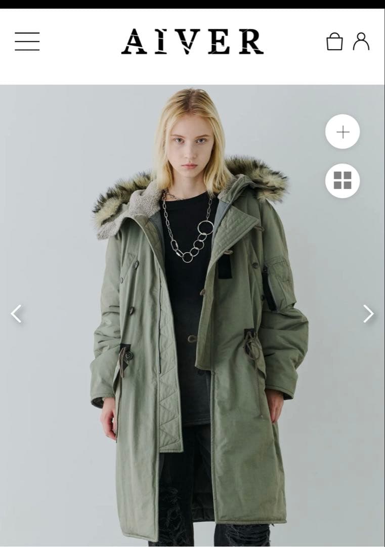 AIVER サーモライト N-3 フライトコート L - メルカリ