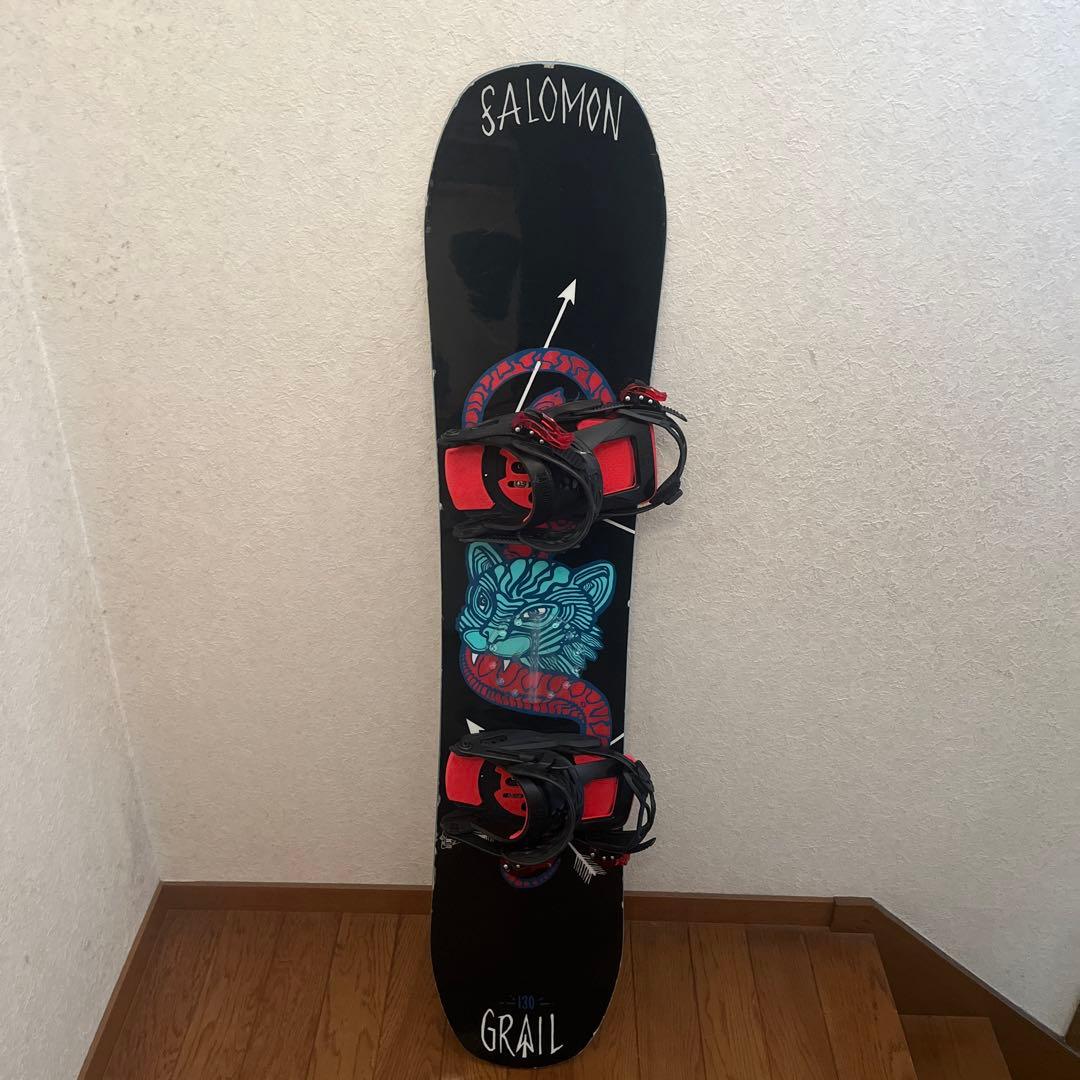con708 キッズ SALOMON GRAIL スノーボードサイズ130 con708様専用 キッズ SALOMON GRAIL スノーボードサイズ130 - メルカリ