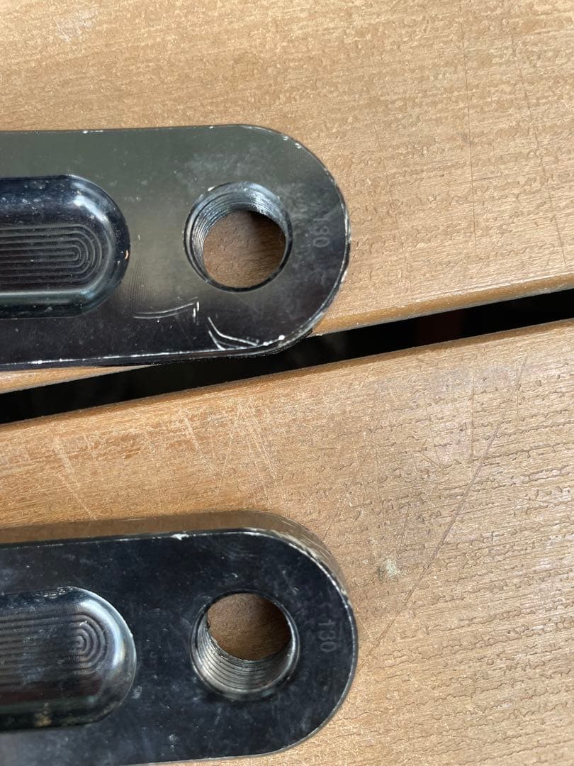 AVIAN クランクセット ブラック アルミ製 130mm bmx 自転車