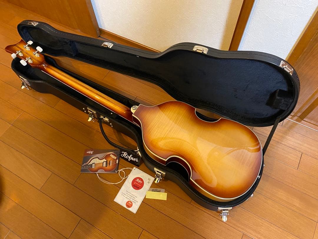 ヘフナー 昨年9月購入、HCT-500/1 レフティ極美品 バイオリンベース