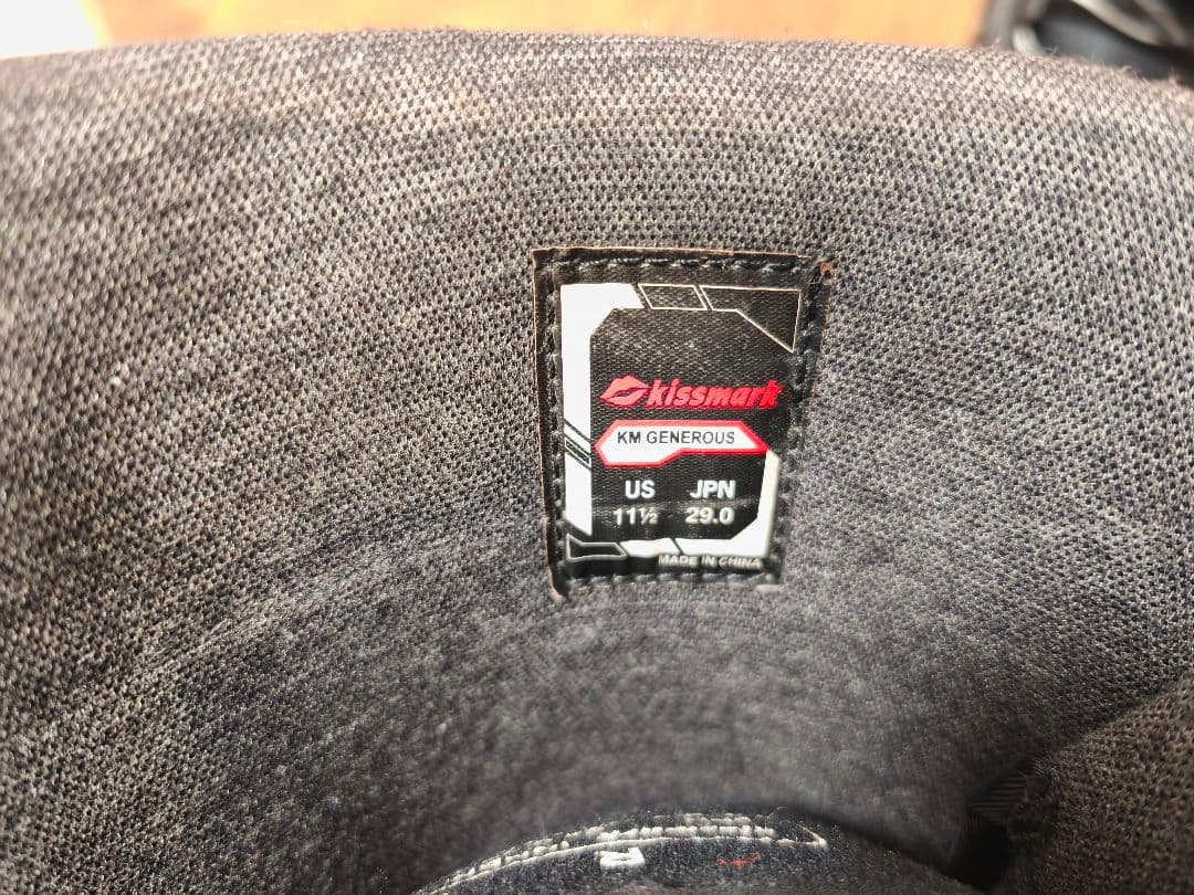 【美品】一度のみ使用 KISSMARK KM GENEROUS 29.0cm
