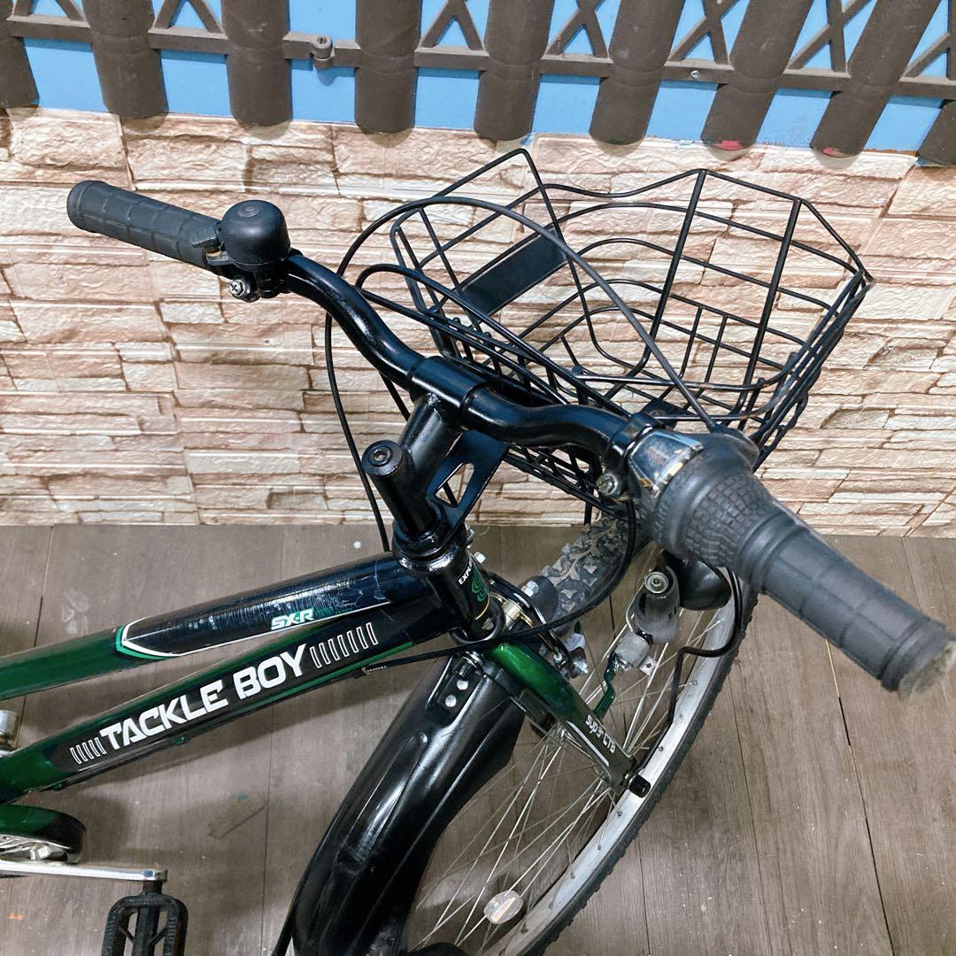 子供用自転車 TACKLE BOY グリーン 26インチ 変速付き - メルカリ
