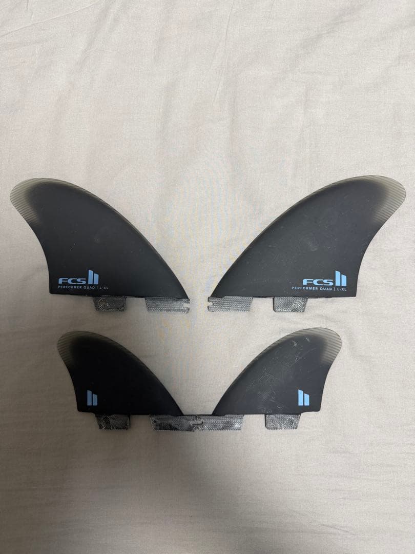 【美品】FCS II Performer Quad Split Keel フィン FCS II PERFORMER Quad SPLIT KEEL FIN SET - FCS JAPAN