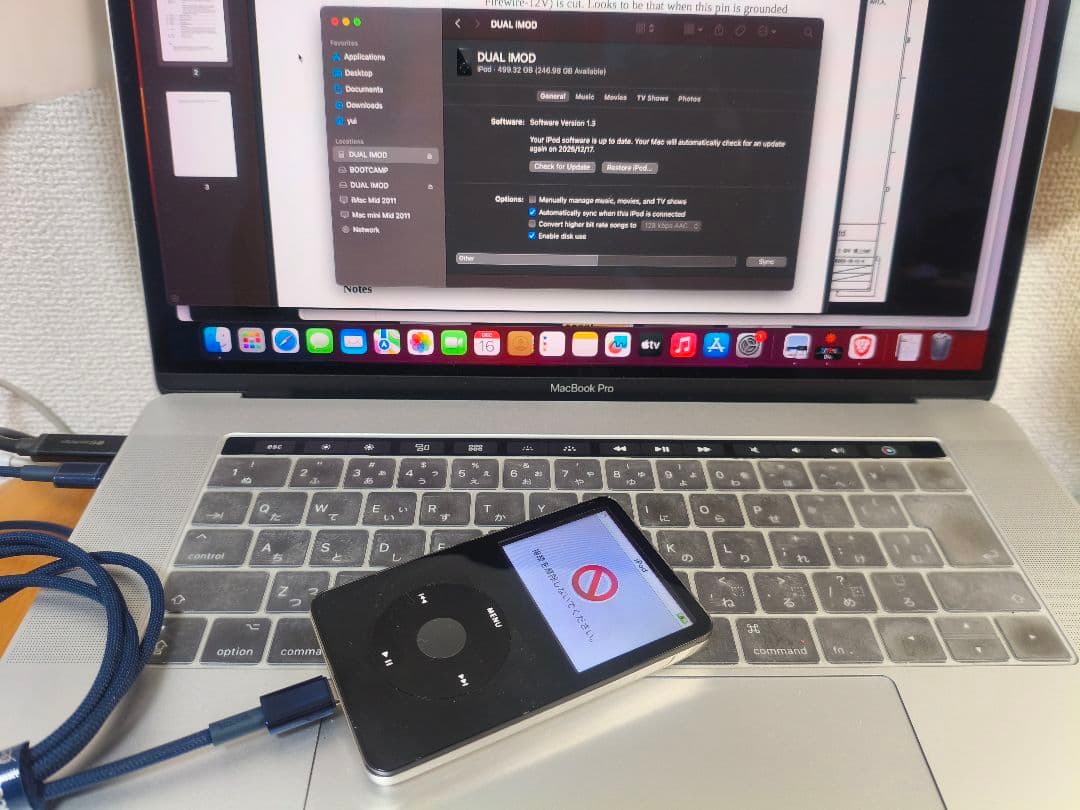 iPod Classic Taptic iMod & USB-C 512GB - メルカリ