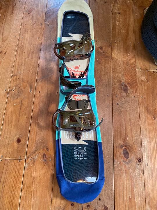 Salomonアサシンスノーボード ビンディング&カバー付156㎝『美品