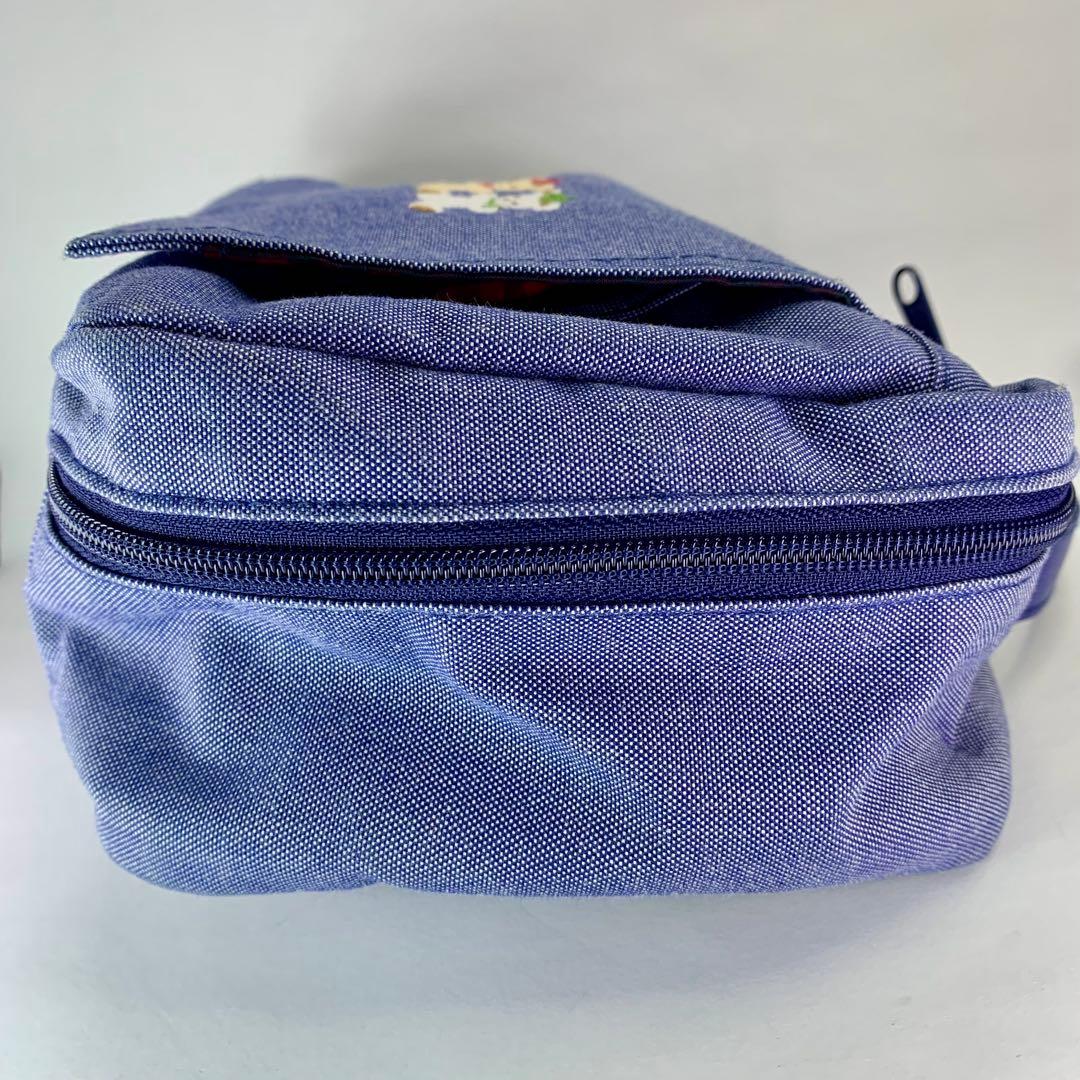 ファミリア familiar おむつポーチ デニム生地 クマちゃん 刺繍 - メルカリ