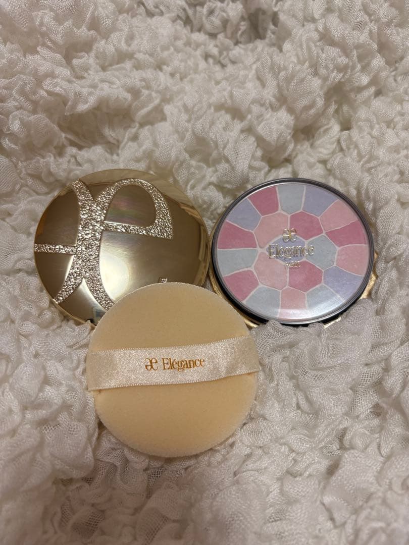 Elegance プレストパウダー 多色パステル Elegance プレストパウダー 多色パステル Elegance プレストパウダー