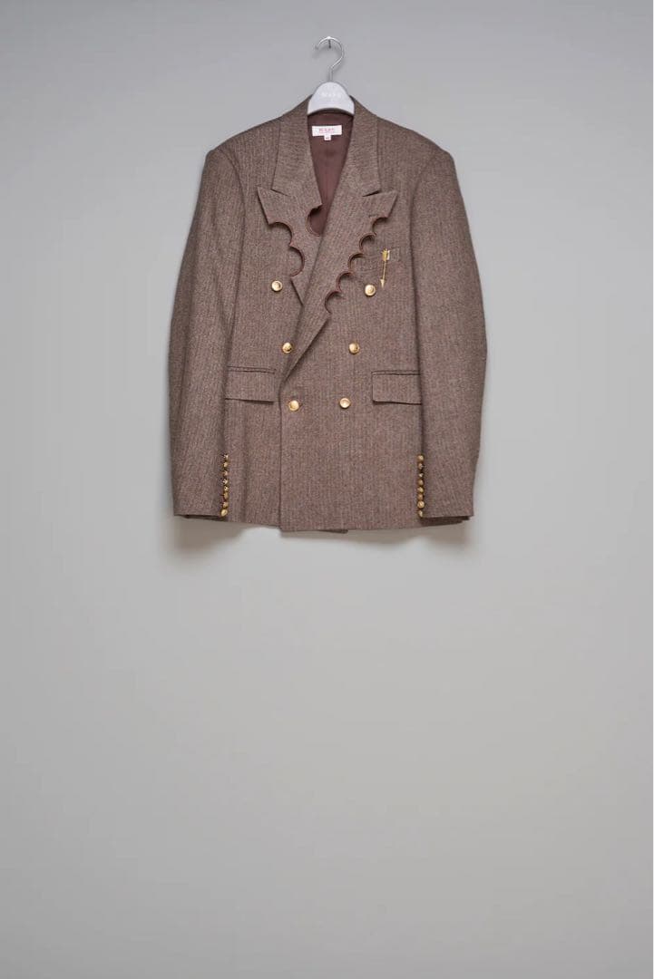 未使用MASU25AW CRATER TAILORED JACKET 44 MASU(エムエーエスユー)のCRATER TAILORED JACKET MOCHAの通販