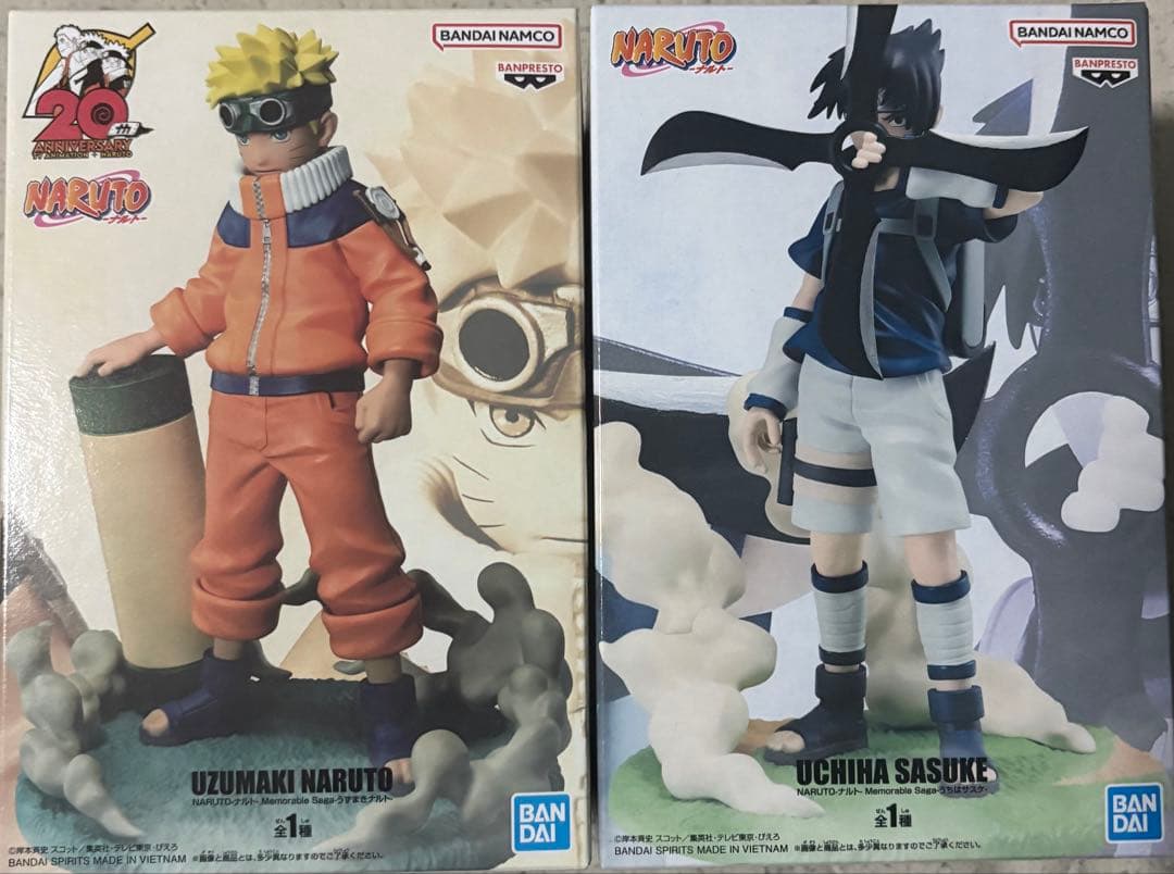 未開封 NARUTO Memorable Saga ナルト&サスケ セット - メルカリ