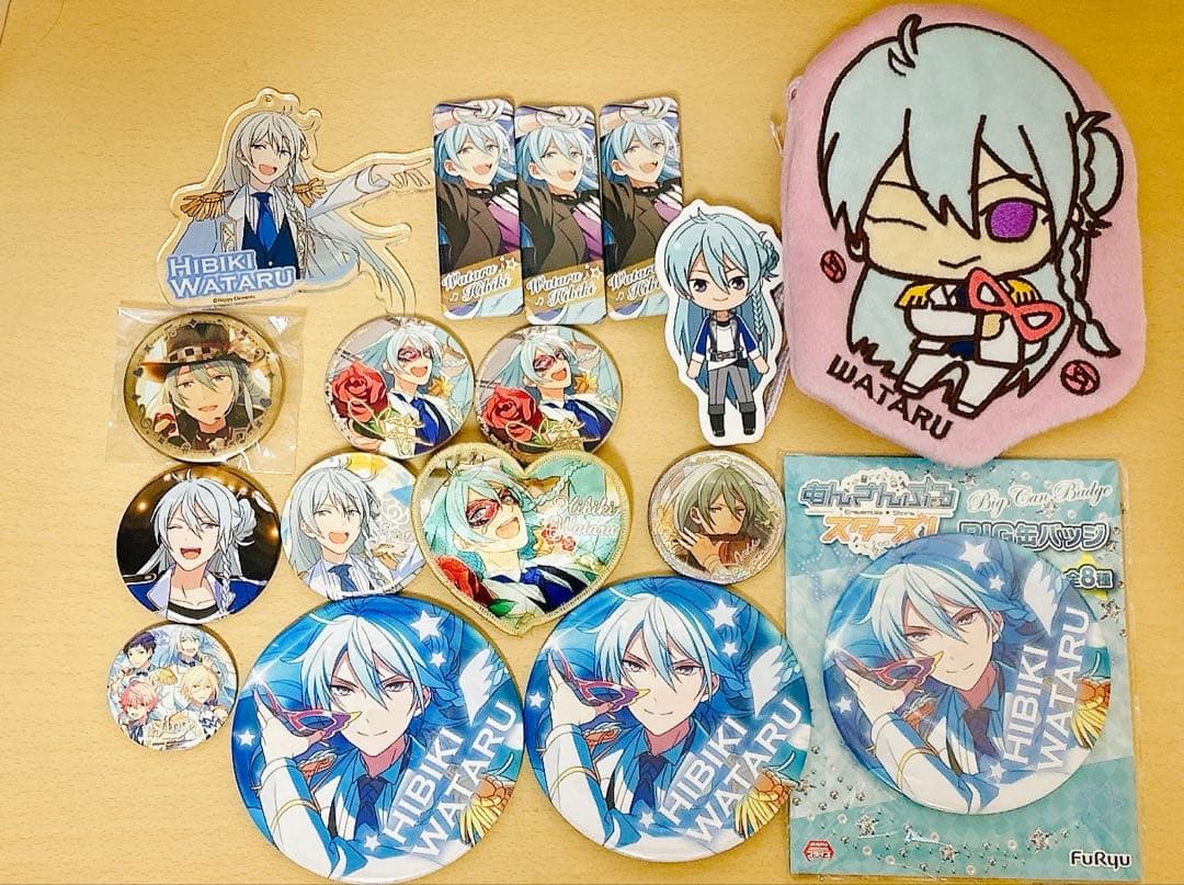 【初期グッズ】あんさんぶるスターズ　日々樹渉　グッズ　セット あんスタ 中国 1番アクセ 日々樹渉グッズセット - メルカリ
