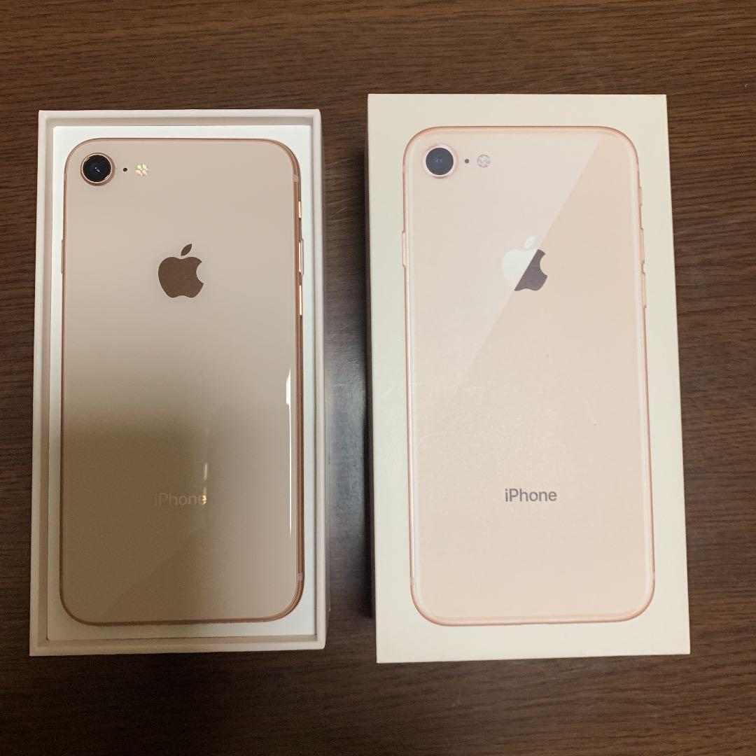 美品Apple iPhone 8 64GB ゴールド SIMフリー L108480369