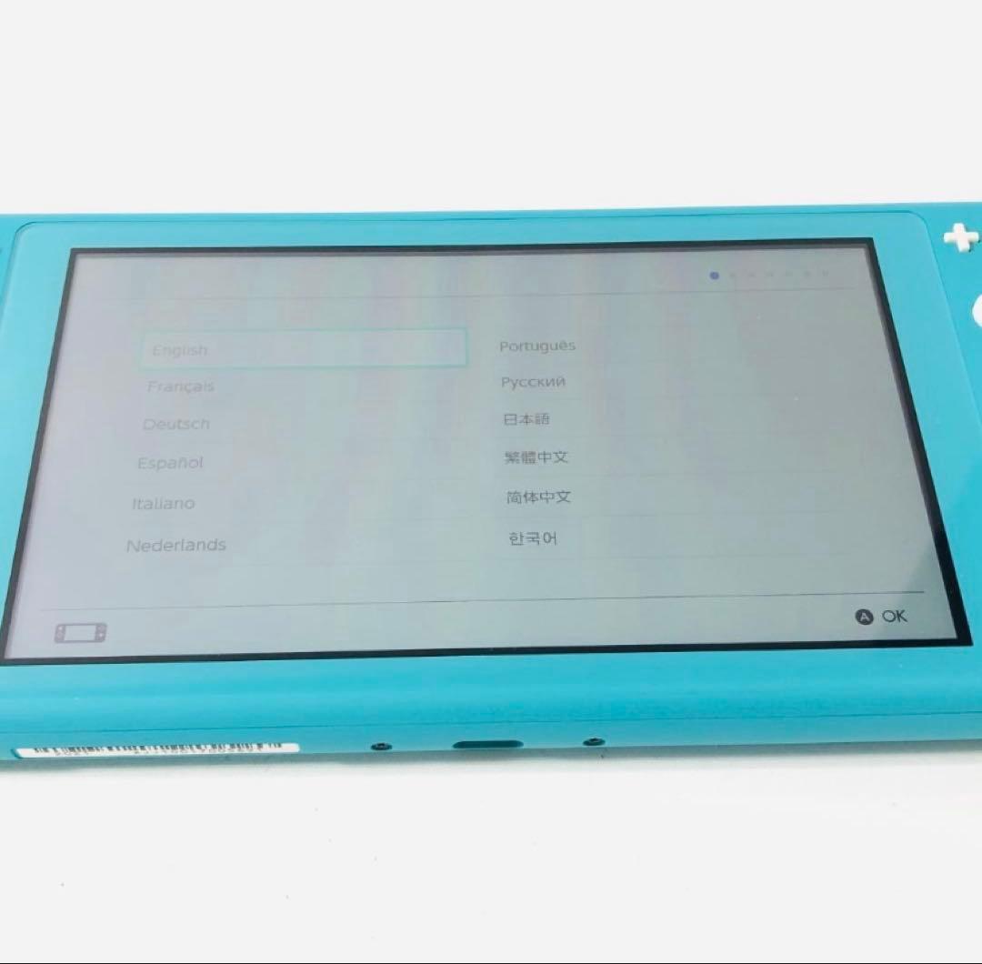 美品/完備品】動作OK 任天堂 Switch Lite ターコイズ 09-19の通販はau