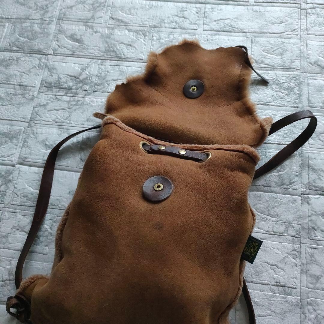 さぼさぼ様専用】IL BISONTE イル ビゾンテ リアルムートン リュック