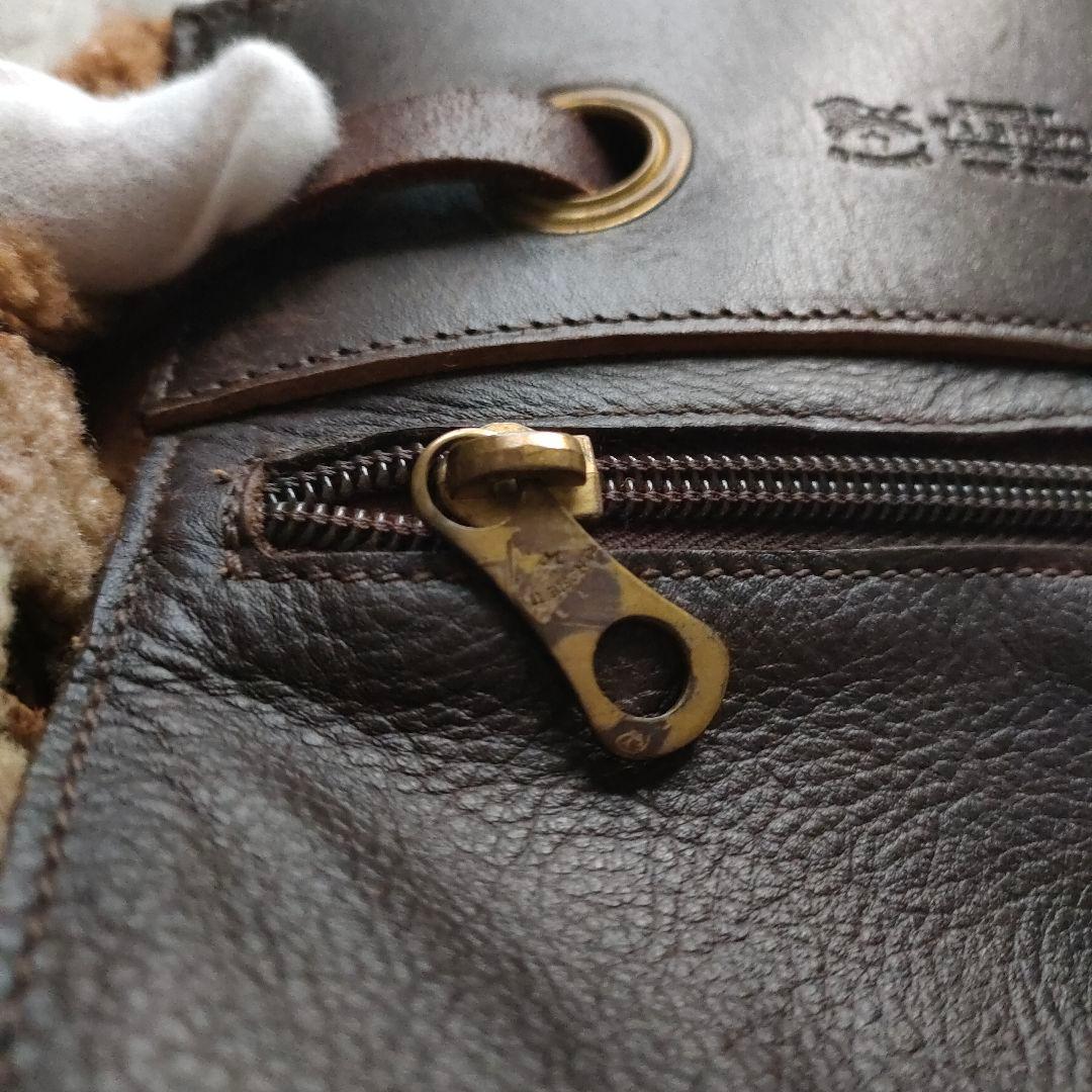 さぼさぼ様専用】IL BISONTE イル ビゾンテ リアルムートン リュック