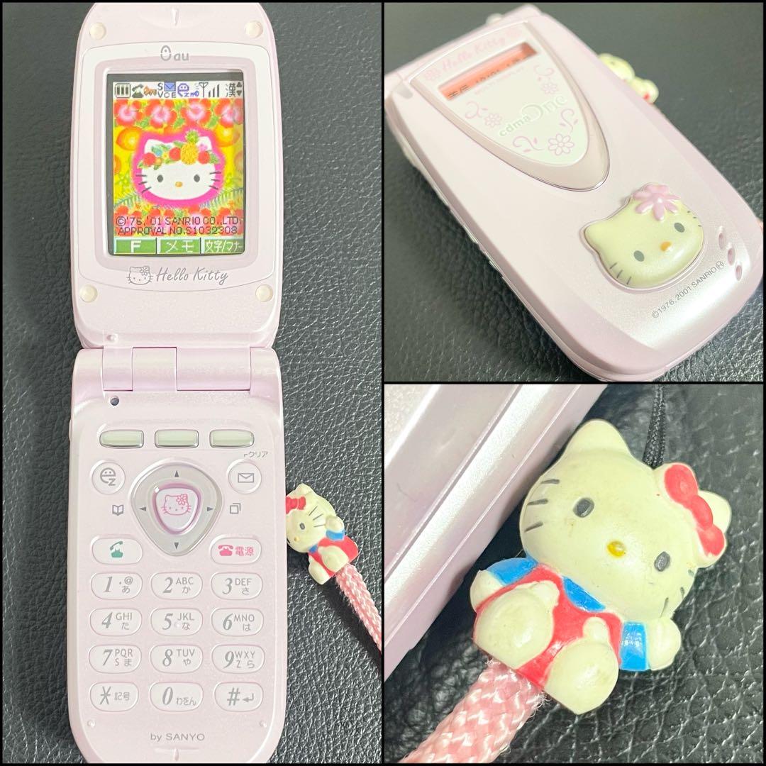 【レア・希少】キティーちゃん 携帯電話 ガラケー モックアップ 店頭用展示品 希少品キティちゃんガラケー レア - メルカリ