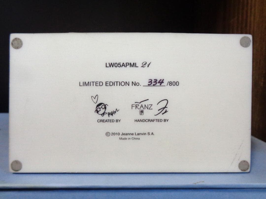 限定800体 ランバン MISS LANVIN 21 フィギュアドール 陶器人形 - メルカリ