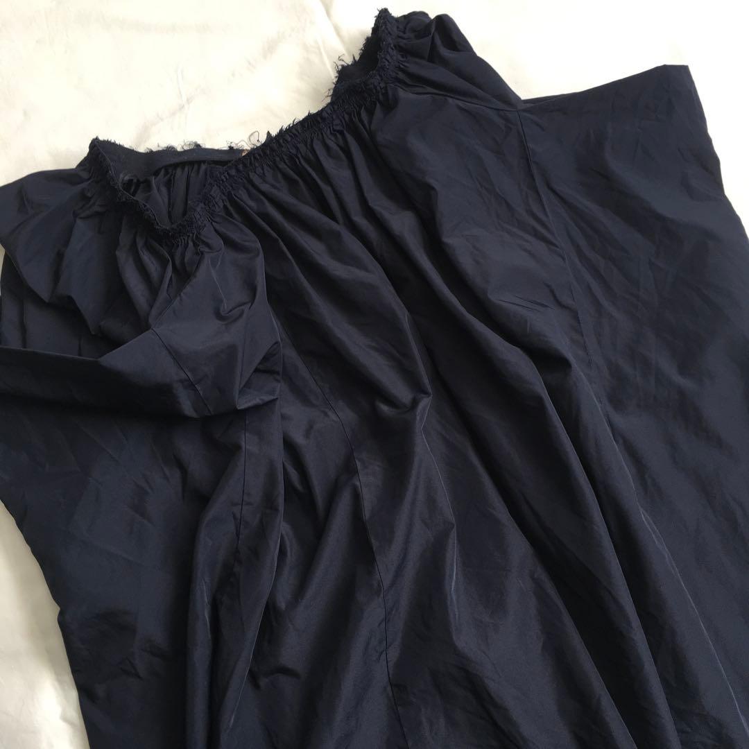 《美品》コムデギャルソン コムコム ポリエステル　フレアスカート