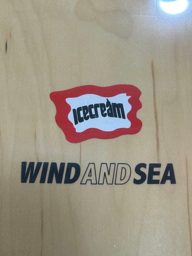 WIND AND SEA スケートボードデッキ icecreamコラボ 未開封