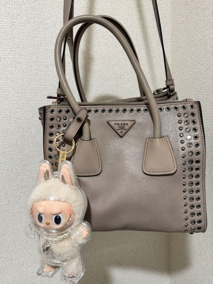 金・土・日限定 PRADA プラダ スタッズ レザー 2WAY トートバッグ 楽天市場】PRADA プラダ スタッズ トートバッグ 2WAY ショルダーバッグ