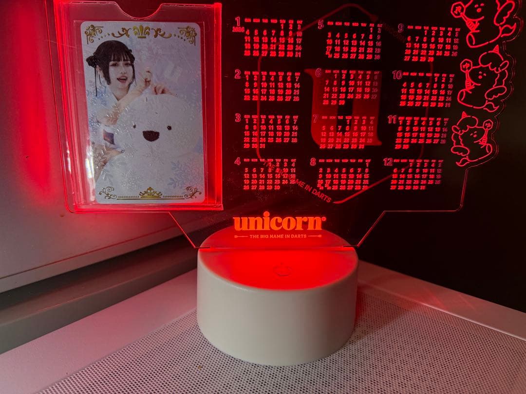 文山雪華選手ダーツライブカード➕クリアカレンダーセット付き