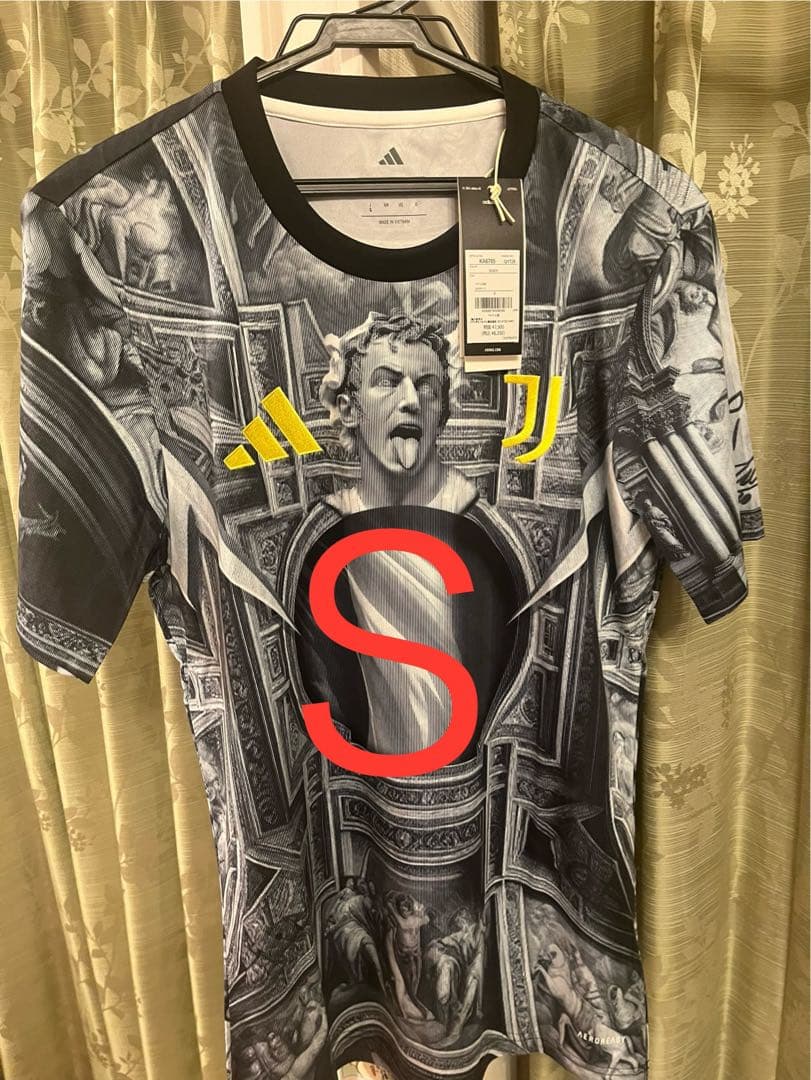 25-26 ユベントス プレマッチジャージー S 25-26 ユベントス プレマッチジャージー／サッカーショップKAMO