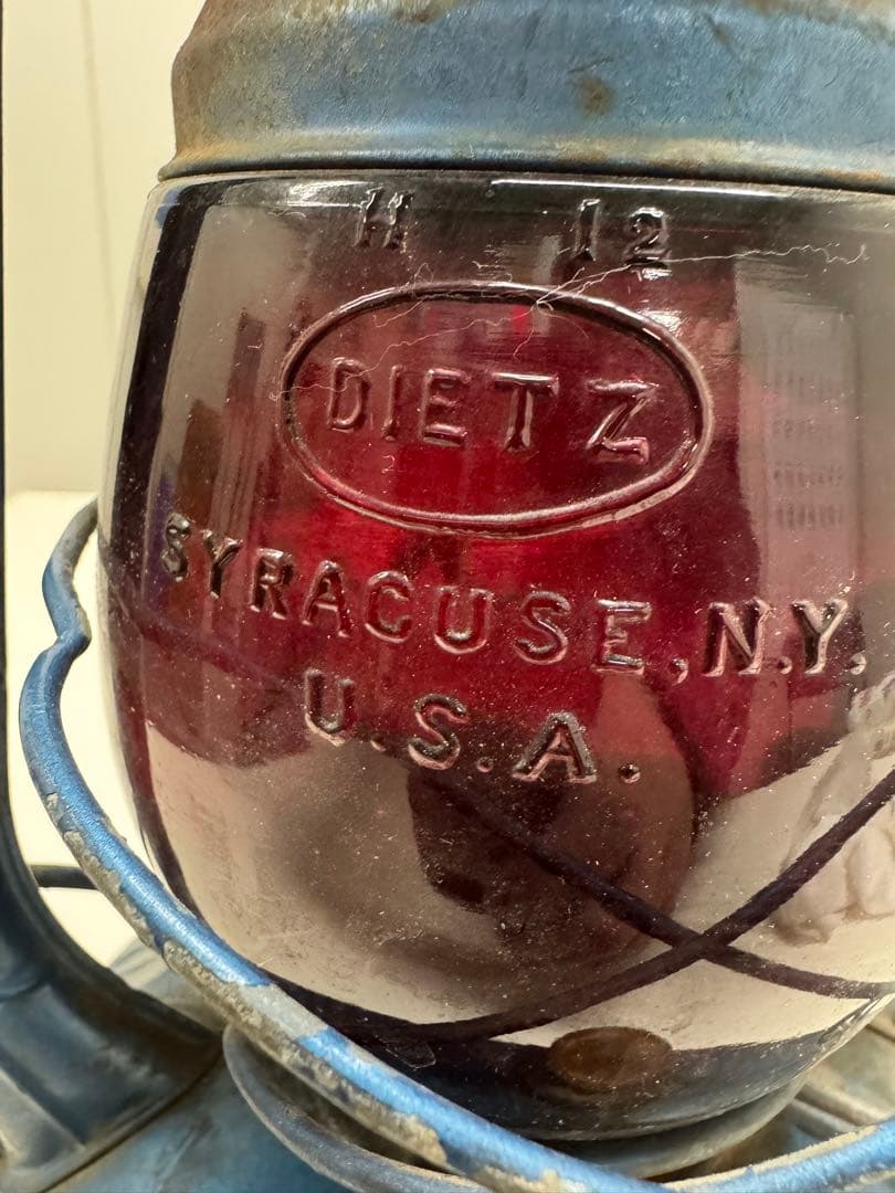 DIETZ Little Wizard 赤グローブ レイルロードランタン USA - メルカリ