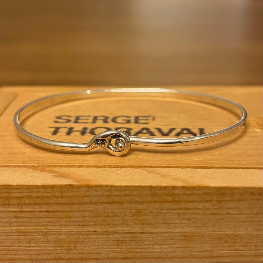 SERGE THORAVAL 座って空を シルバー ブレスレット バングル - メルカリ