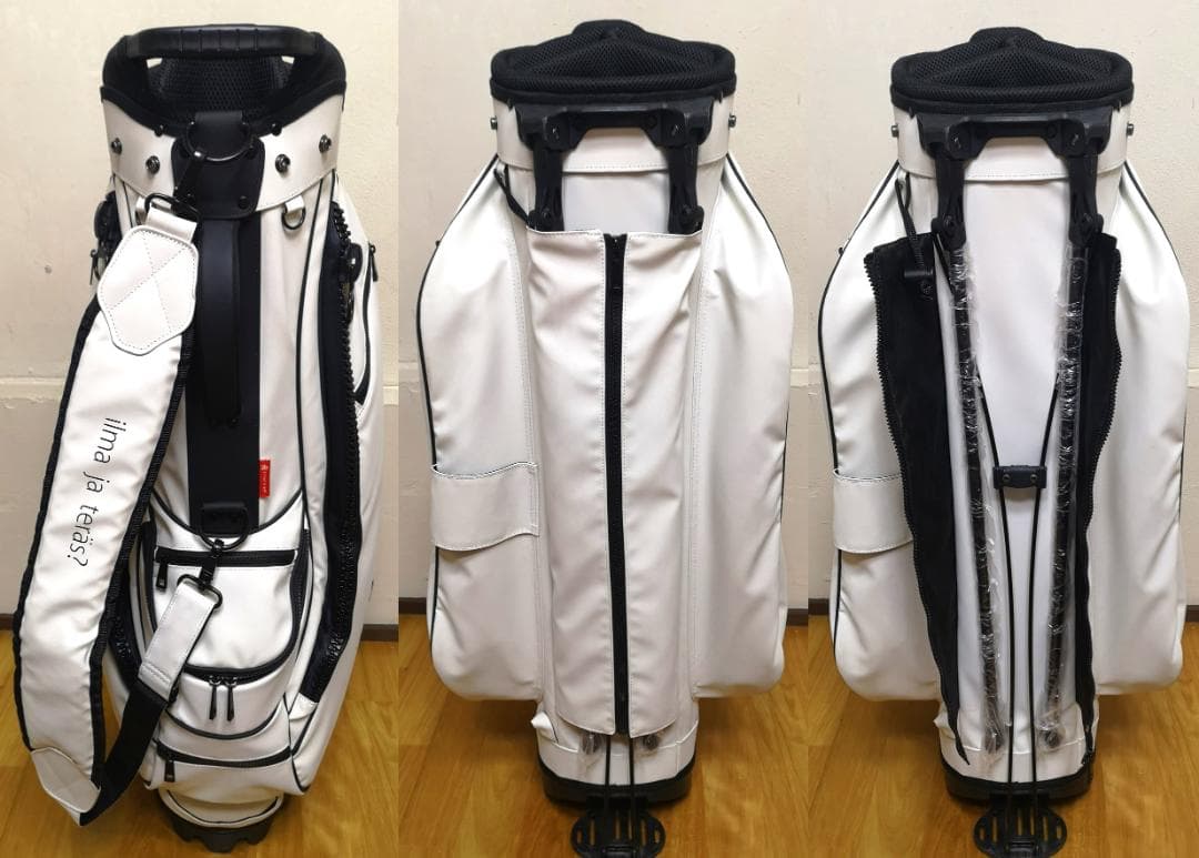 イルマヤテラスのビッグジッパーキャディバッグ（ホワイト） - メルカリ