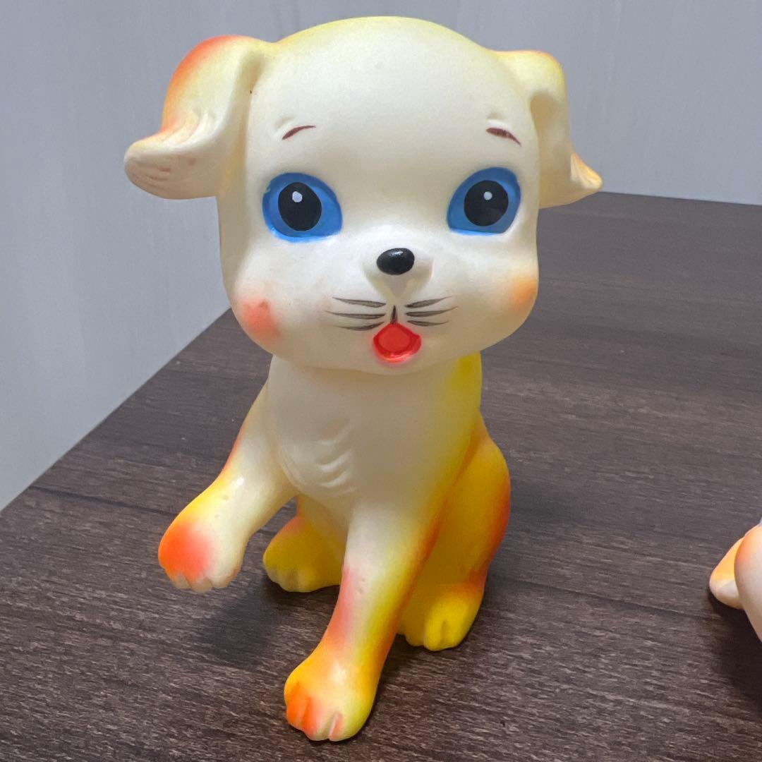 動物ソフビ 犬 クマ ゾウ 昭和レトロ よいこのおもちゃ - メルカリ