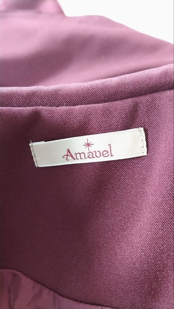 No.2866_アマベル_ボルドーくまちゃん刺繍裏地チェック3点セット