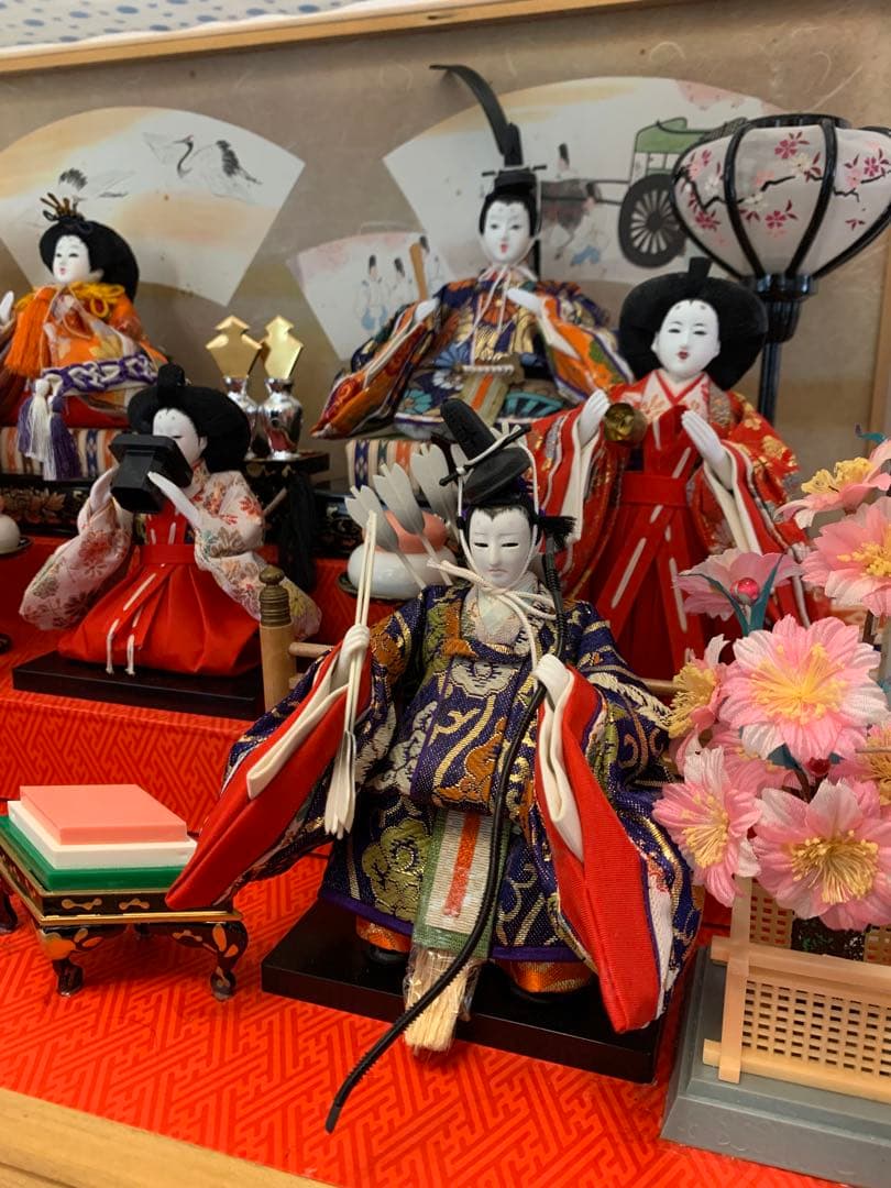 雛人形セット 3段飾り 破格の昭和芸術作品、宝珠雛 格安お値打ち！