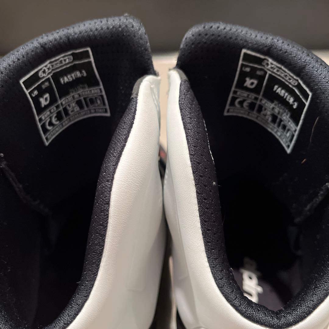 Alpinestars バイク用ブーツ ブラック/ホワイト/レッド 27.5cm