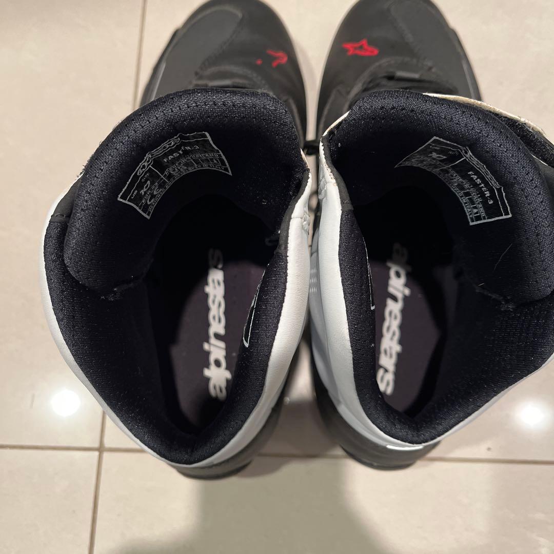 Alpinestars バイク用ブーツ ブラック/ホワイト/レッド 27.5cm