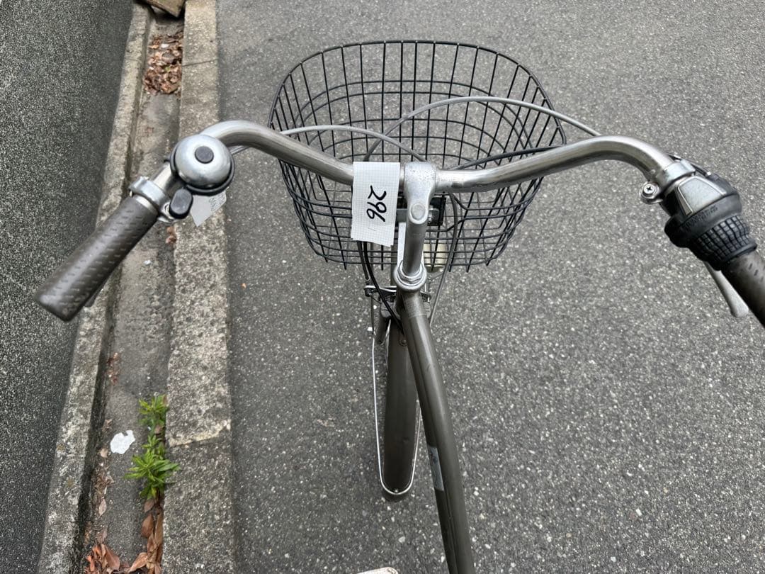 296番 全車両格安販売‼️ 26インチ 変速付き オートライト シティ