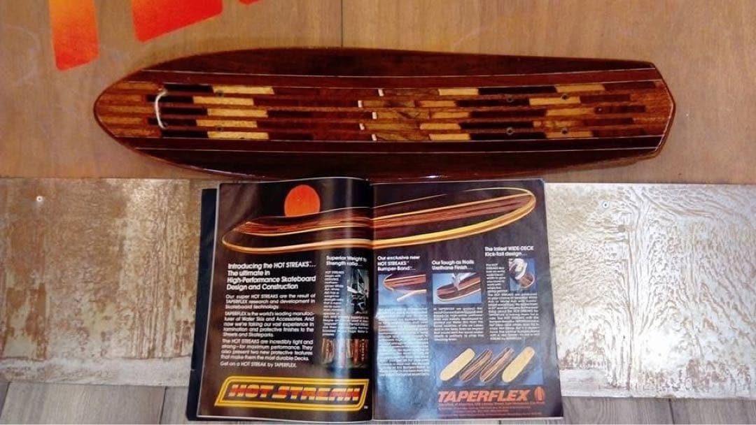 70'sビンテージスケートボードデッキ TAPERFLEX - メルカリ