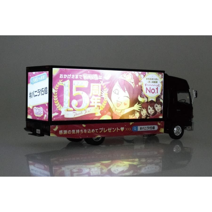 アオシマバニラ宣伝カー コレクションスケール No.SP2 プラモデル