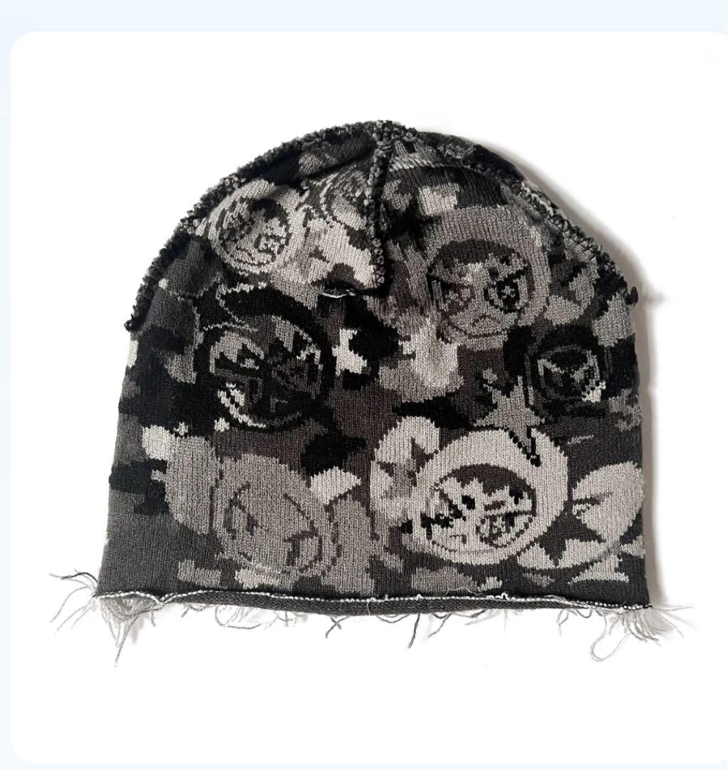 happy99 ThreadTek Camo Beanie Black ビーニー ThreadTek Camo Beanie Black| Happy99