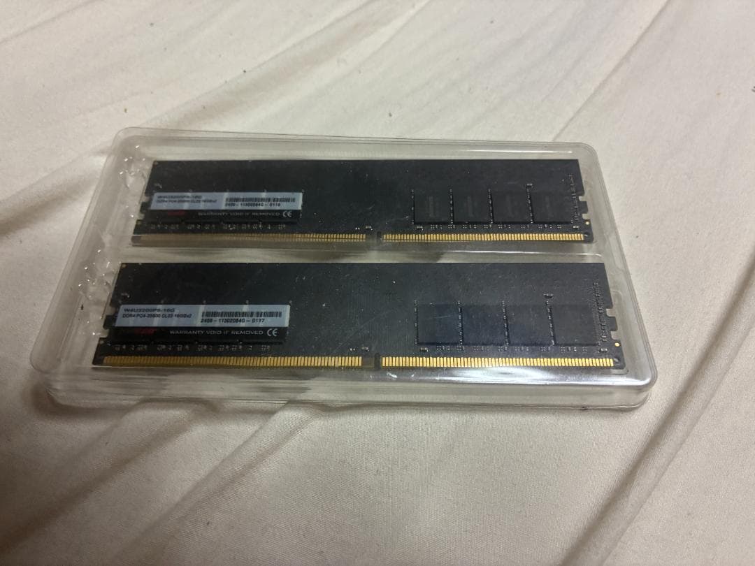 DDR4 3200Hz メモリ 16GB 2枚セット 箱なし