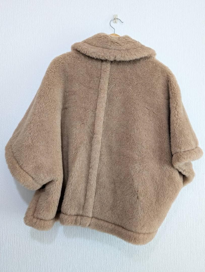 MAX MARA TENEBRE4 カシミヤ テディベア ケープ アルビノ - メルカリ