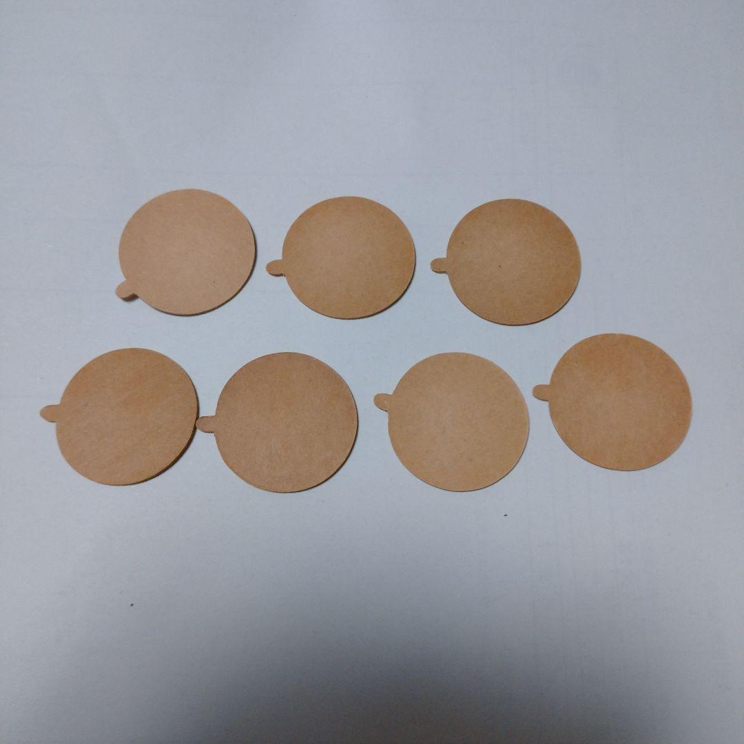 未使用 牛乳キャップ 愛生舎牛乳 全曜日 7枚 新潟県長岡市