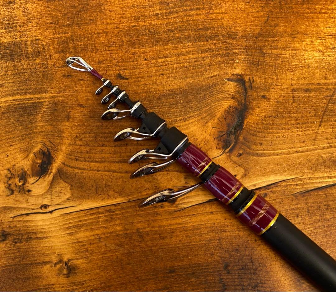 8ft 240cm カスタムロッド テレスコロッド スピニング ハンドメイド